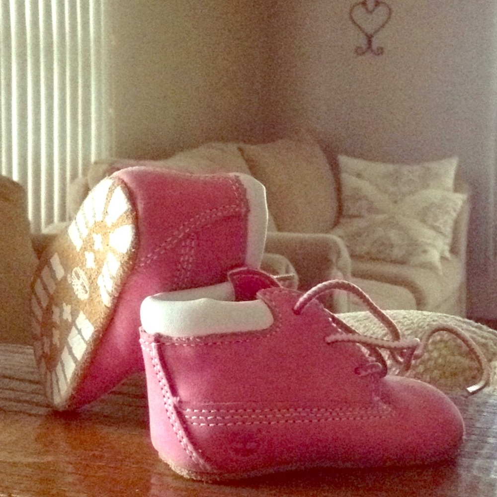 🌺NWOT Pink Infant Timberland Booties🌺